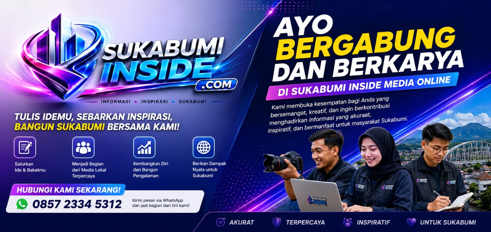 Ayo Bergabung dan Berkarya Bersama Sukabumi Inside