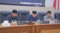 FB_IMG_1791980711597 Wakil Bupati Sukabumi H Andreas menghadiri rapat paripurna DPRD membahas Raperda perangkat daerah.