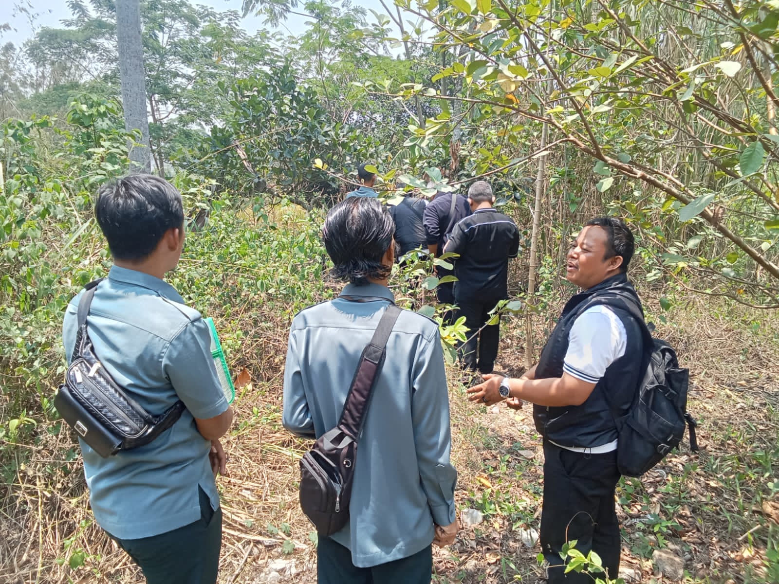 Konstatering tanah sengketa oleh PN Cibadak di Cikembar Sukabumi.